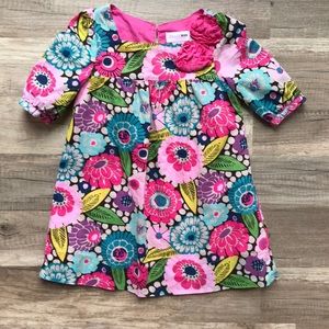 Half sleeve Floral dress